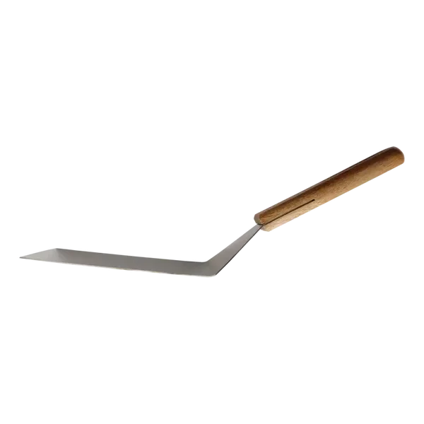 Spatel RVS / hout