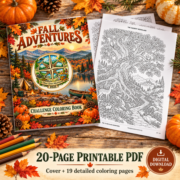 Fall coloring book