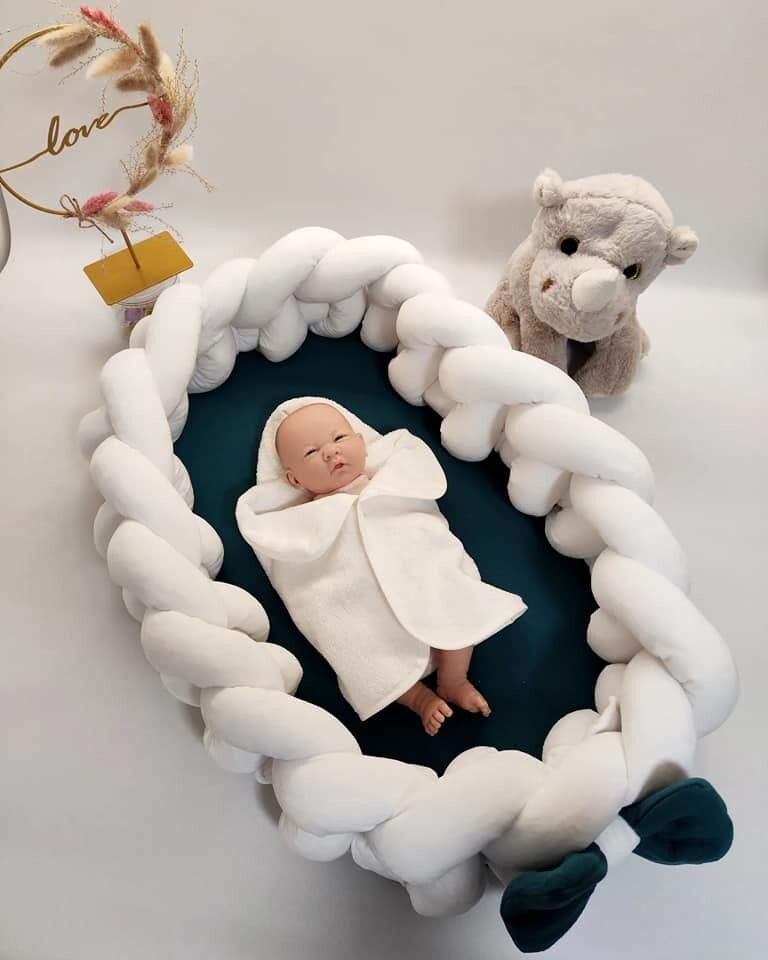 cocon nid bébé tresses