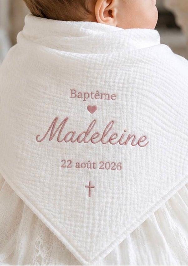 Châle de baptême
