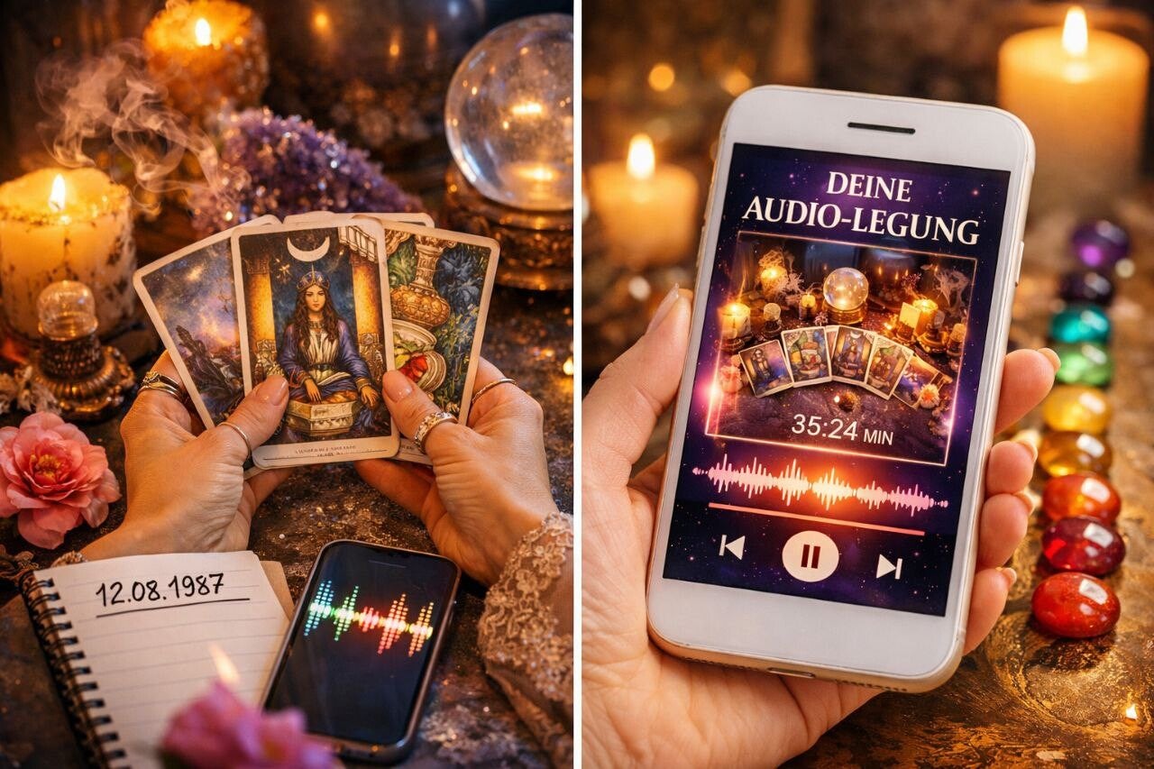 Kartenlegungen 45 min.  Telefon oder Audio