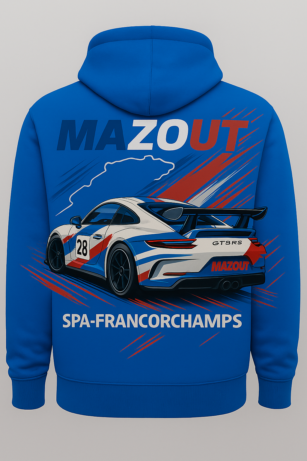 Sweat à capuche  Porsche  édition spa-francorchamps