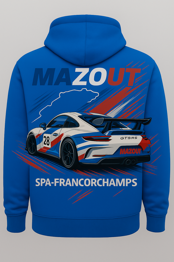 Sweat à capuche  Porsche  édition spa-francorchamps
