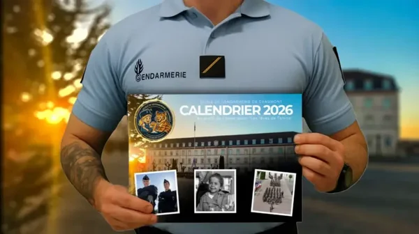 Calendrier 2026 des élèves gendarmes de l'école de gendarmerie de Chaumont