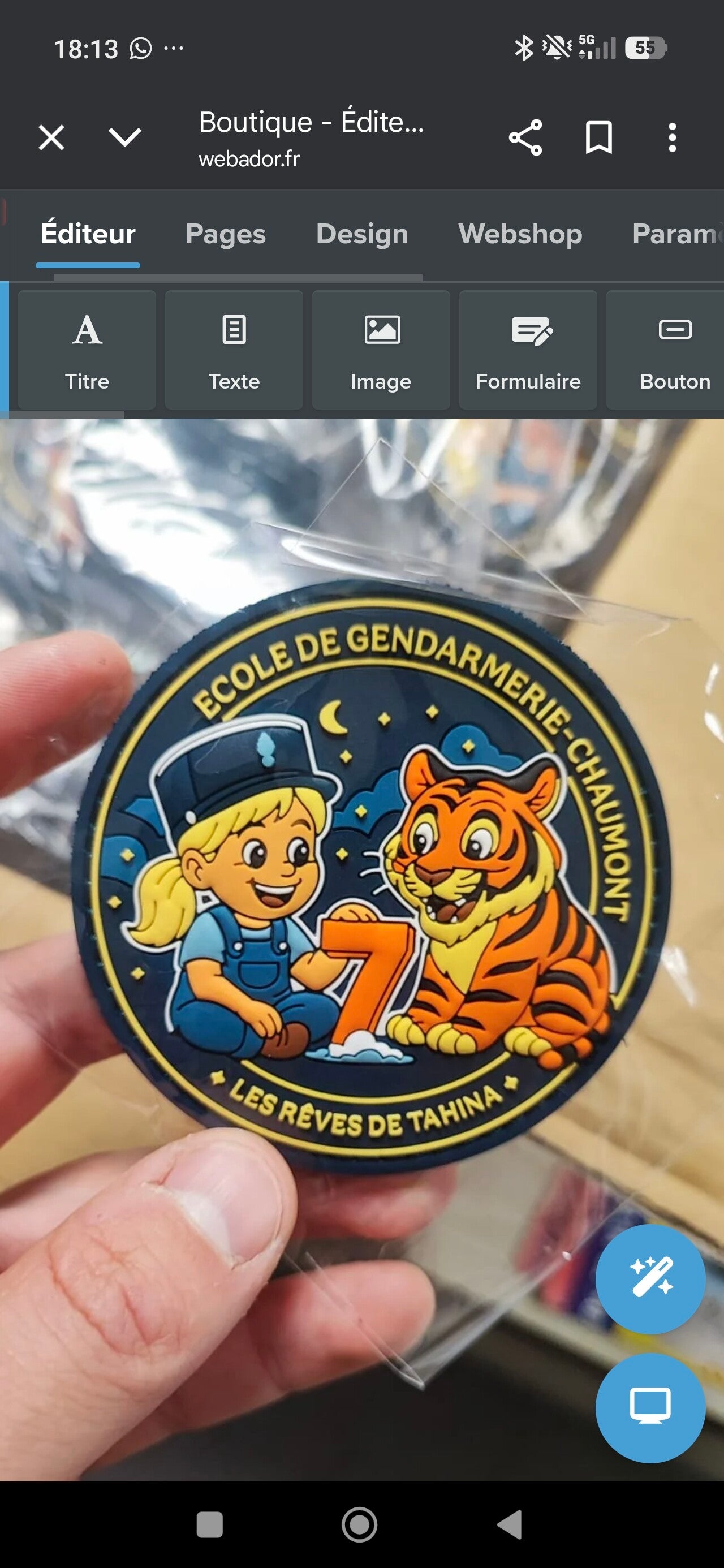 Rondache officielle de la 7ᵉ avec Tahina