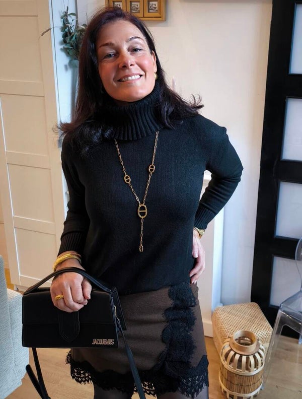 Pull Rosy oversize noir