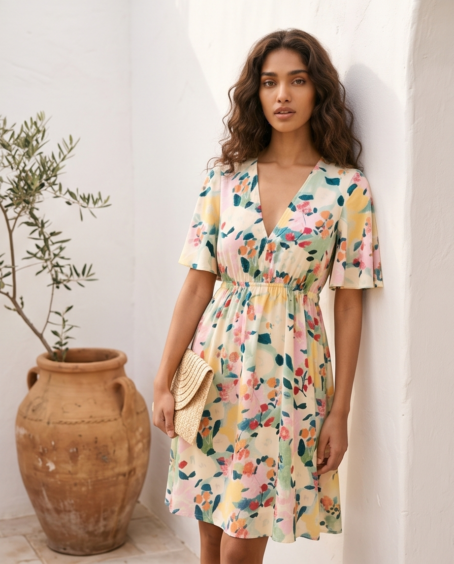 Robe Anna jaune