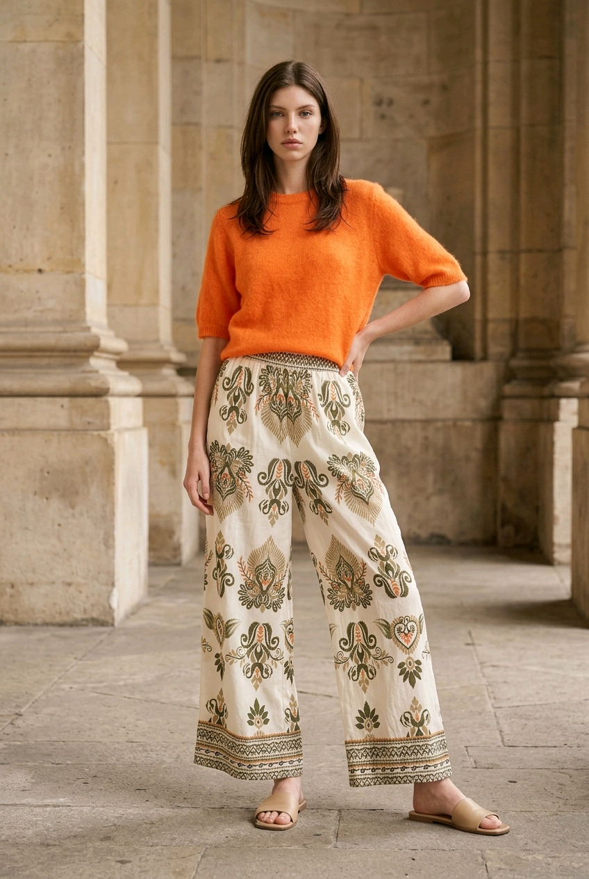 Pantalon Jodie kaki