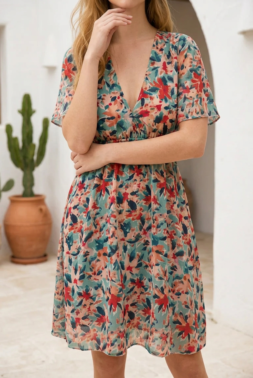 Robe Anna verte