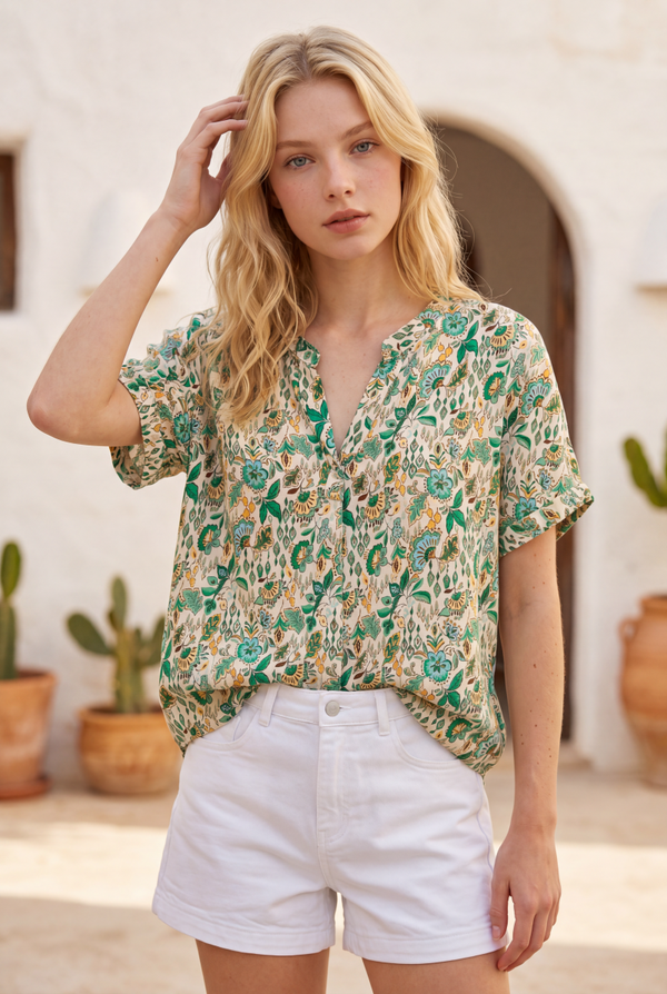 blouse Tabata verte