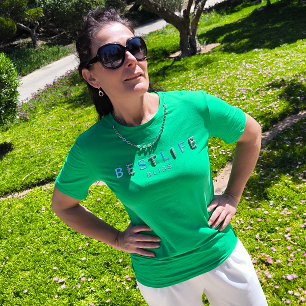 T-shirt Best Life vert
