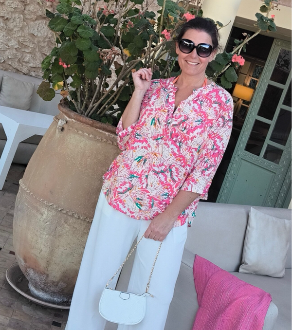 Blouse Palmita fushia