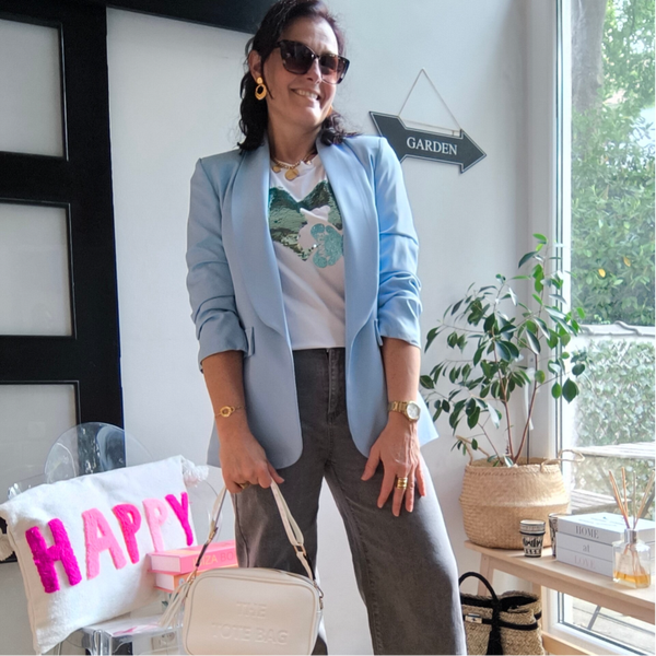 Blazer Célia bleu ciel