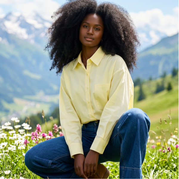 Chemise Fabi jaune