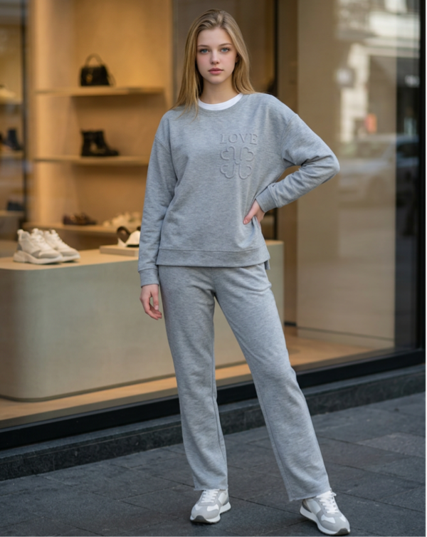Jogging Love gris