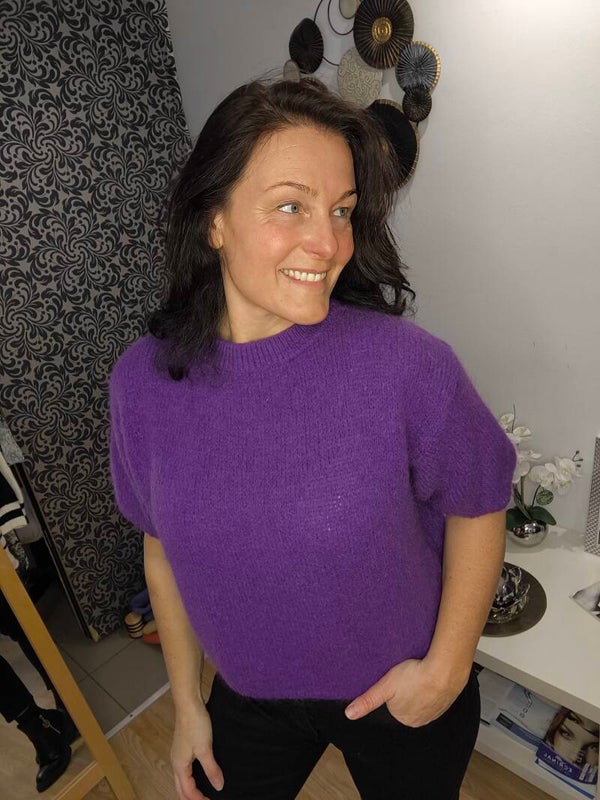 Pull Aurore violet