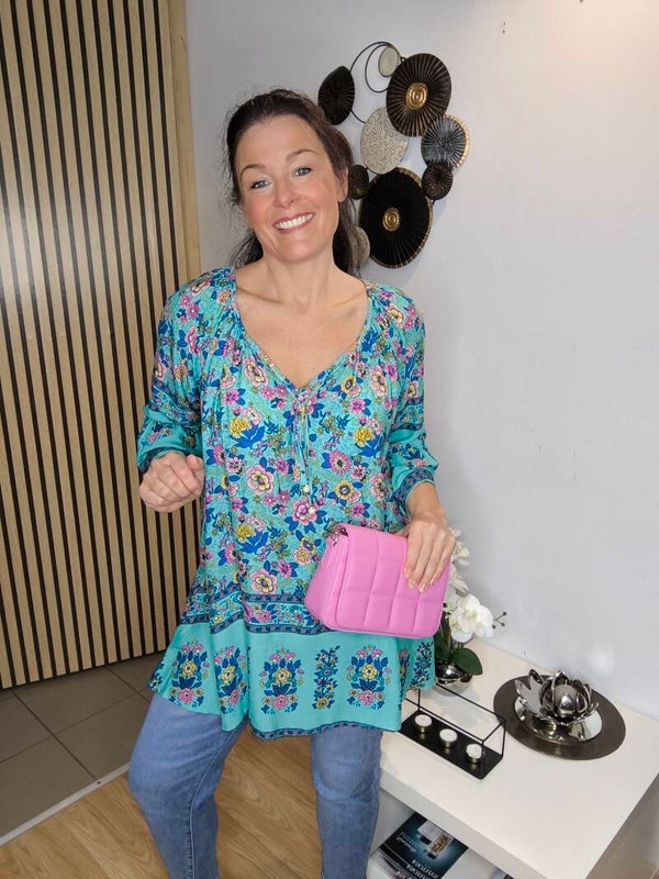 Tunique Christine turquoise
