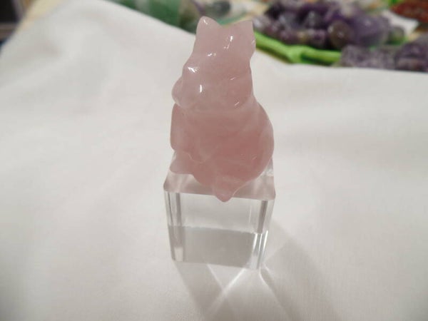 Rosenquarz Hase
