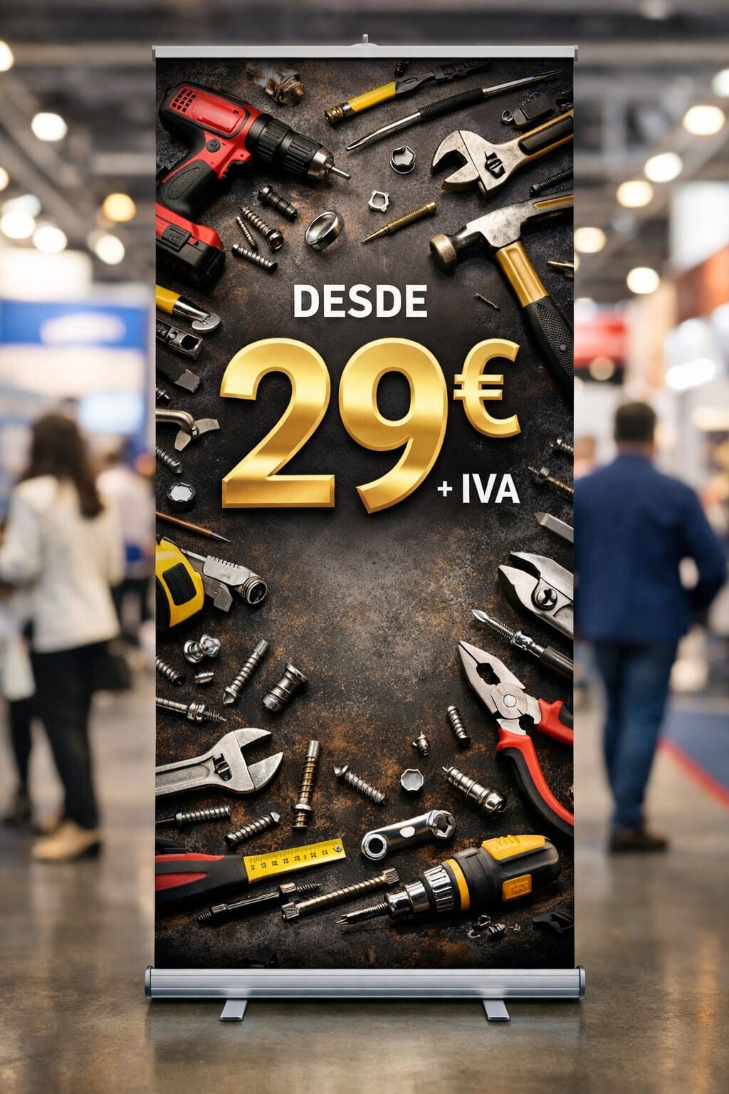 Roll up ECO 80x205 cm Grafica mas estructura