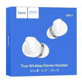 Headset, Draadloos, Bluetooth, wit