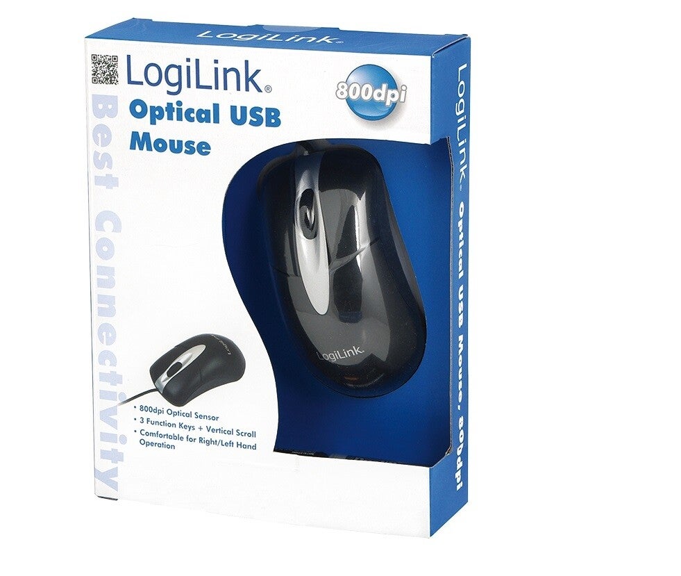 Muis, 800dpi, met USB-aansluiting
