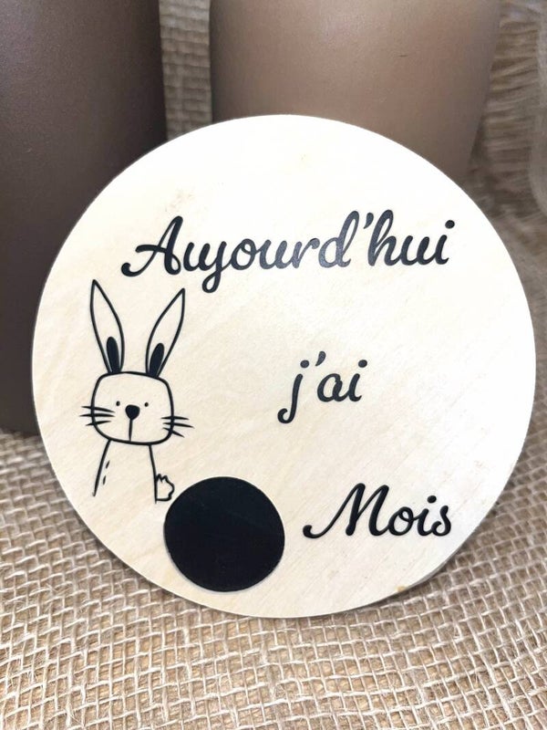 Carte étape - Lapin curieux