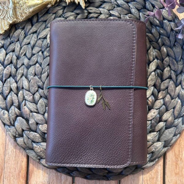 Mon grand carnet cuir lisse ébène
