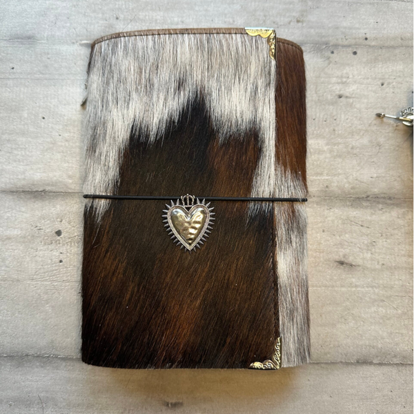 Mon grand carnet cuir vachette poils