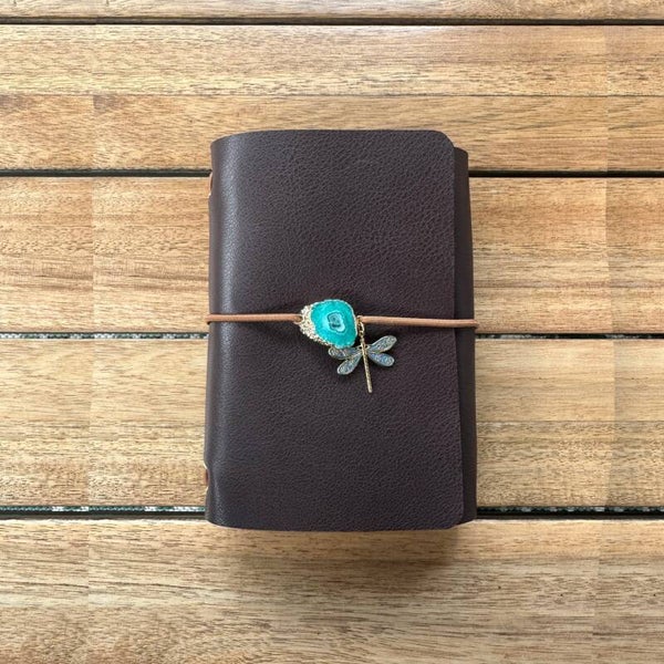 Mon petit carnet cuir lisse ébène