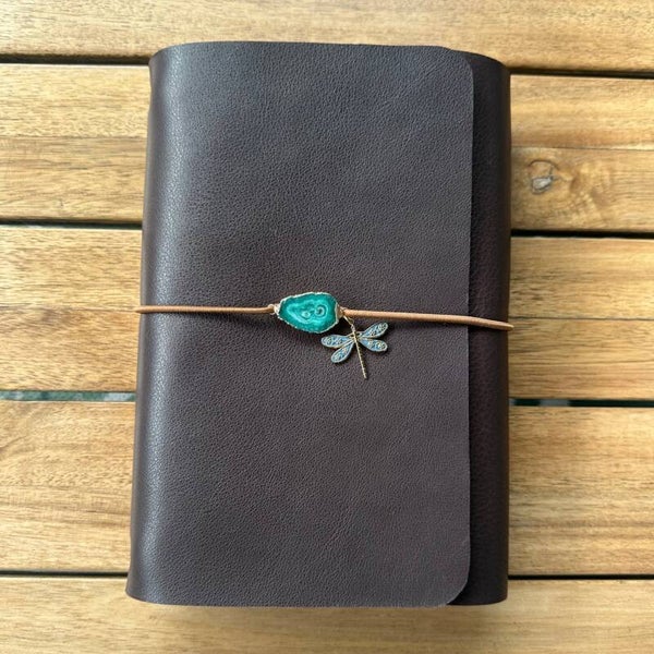 Mon grand carnet cuir lisse ébène