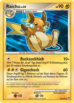 Raichu Deutsch