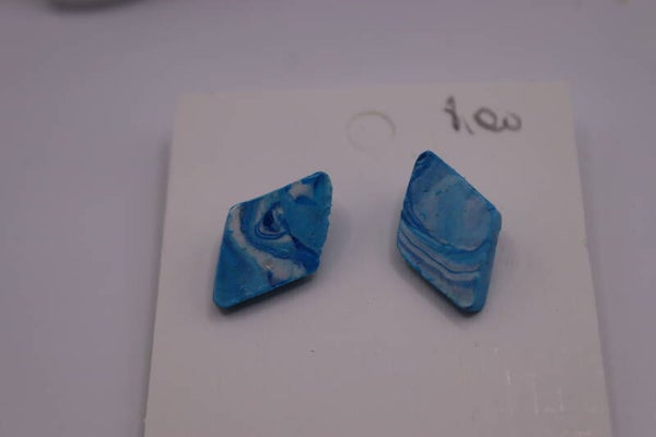POLY - BLAUWE MIX WIT