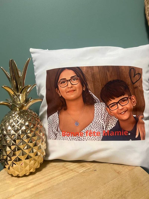 Housse de coussin personalisable
