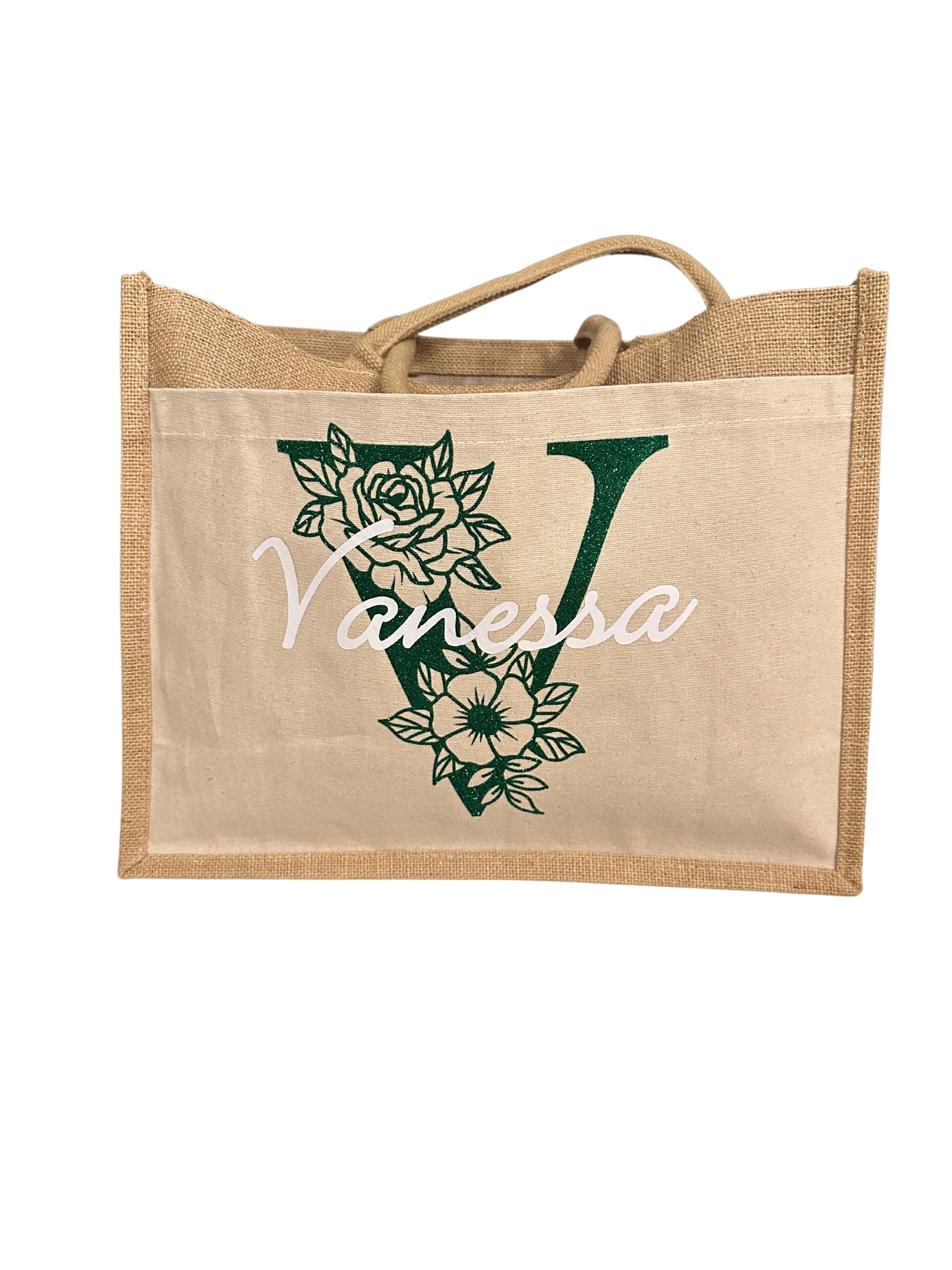 sac toile de jute "Le prenom"