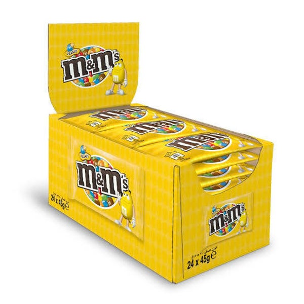 M&M’s Geel 45g (24 stuks)
