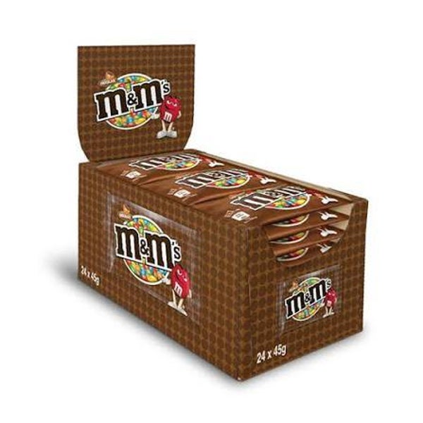 M&M’s Chocolade 45g (24 stuks)