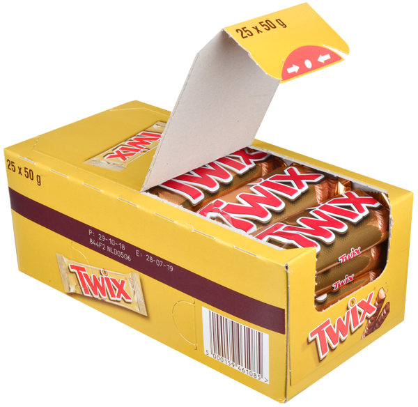 Twix 50g (25 stuks)