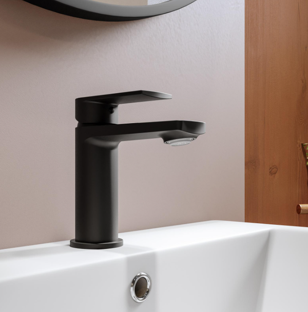 Dritto Nero - Matt Black Mixer Tap