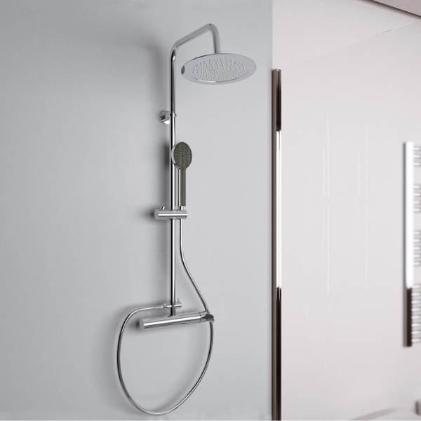 Round Rain Shower - Chrome
