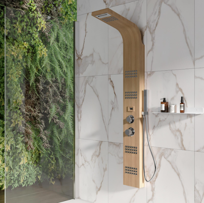 Tower Shower - Light Oak