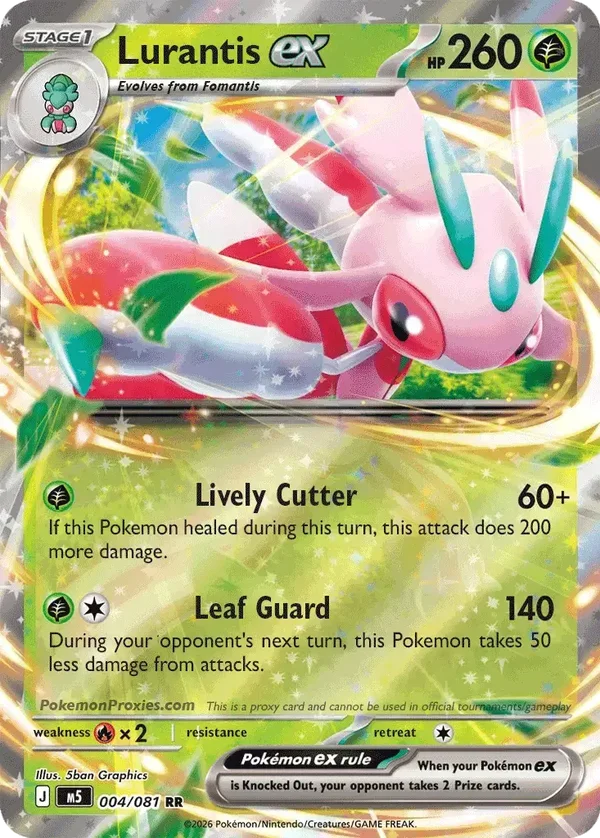 Lurantis EX 004/084 Pitch Black Double Rare