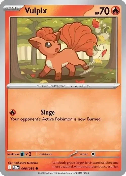 Vulpix 008/086 Chaos Rising