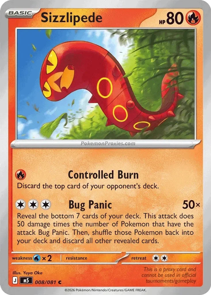 Sizzlipede 009/084 Pitch Black