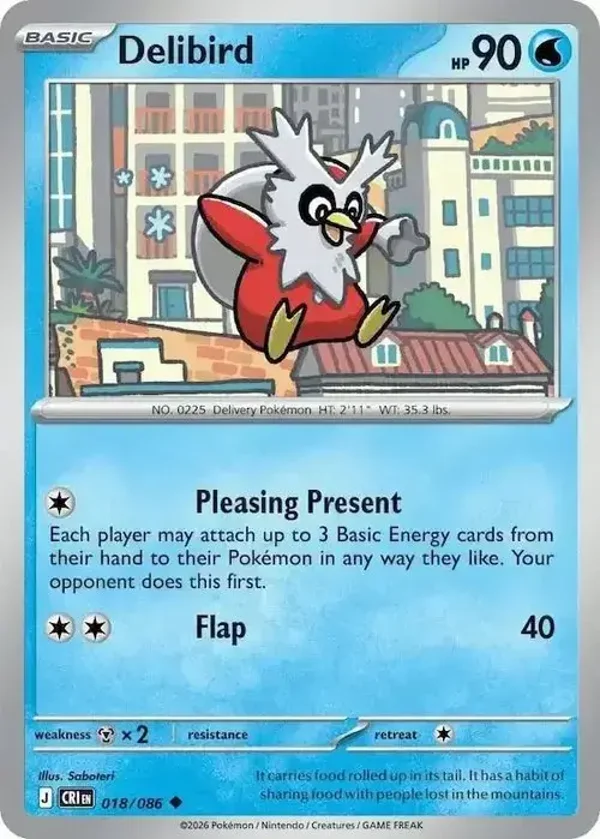 Delibird 018/086 Chaos Rising