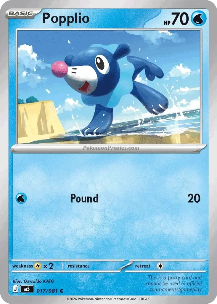 Popplio 018/084 Pitch Black