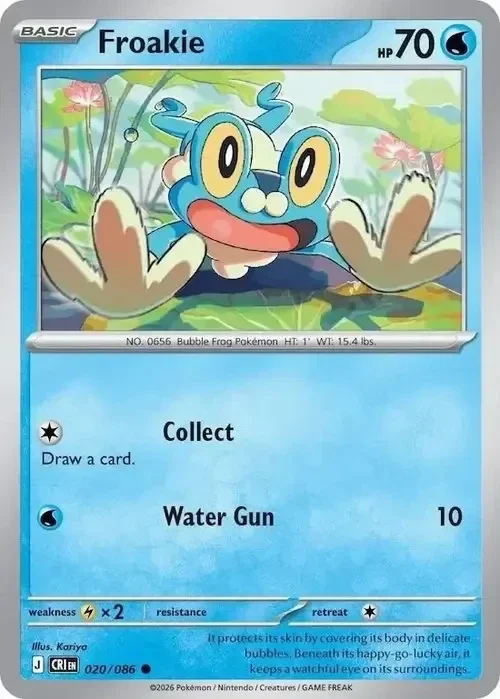 Froakie 020/086 Chaos Rising