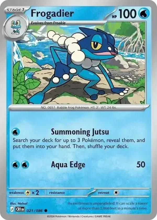 Frogadier 021/086 Chaos Rising