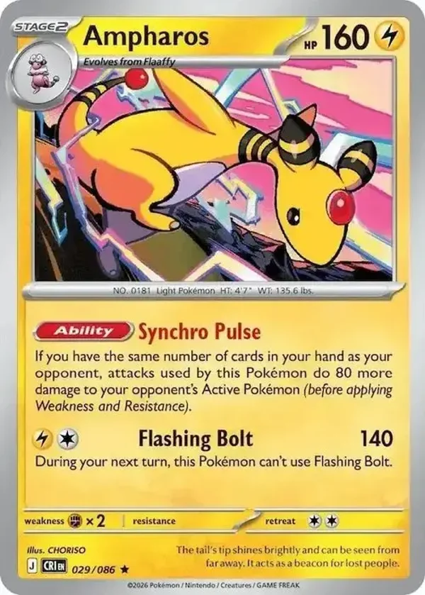Ampharos 029/086 Chaos Rising