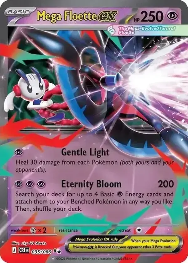 Mega Floette 035/086 EX 50 Kaarten Bundel
