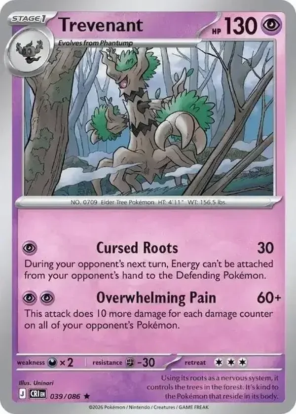 Trevenant 039/086 Chaos Rising